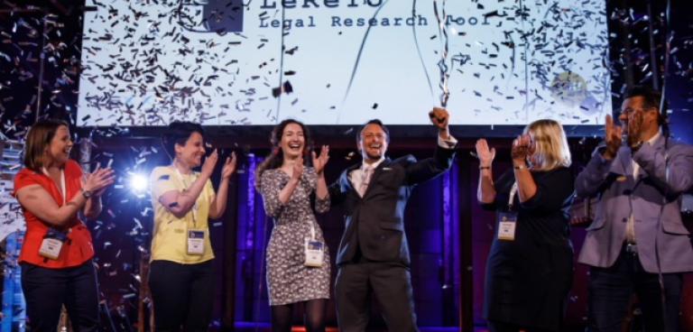 Foto winnaar Legal Tech Startup Awards